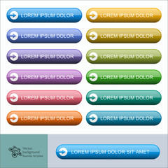 Web Button and Headline Design #Vector Graphics 