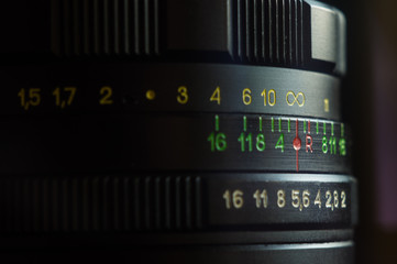 elements of manual vintage lenses