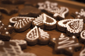 Ginger bread baked for Christmas time