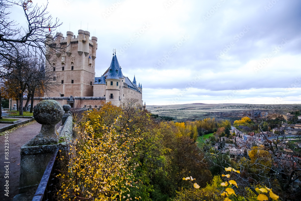 Wall mural Castle on the Hill 