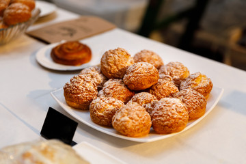 Buns scones, a showcase of bakery