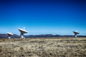 Fototapeta na wymiar VLA, Very Large Array In New Mexico