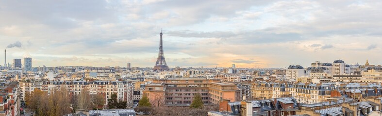 Paris skyline Eiffel tower