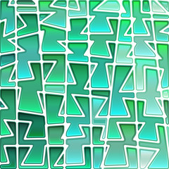 abstract vector stained-glass mosaic background