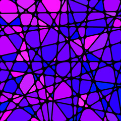 Naklejka premium abstract vector stained-glass mosaic background