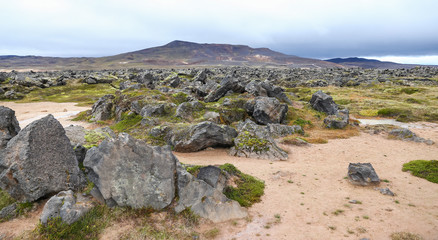Krafla volcanic area in Iceland