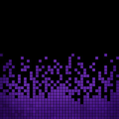abstract vector square pixel mosaic background