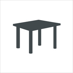 Table icon.  illustration