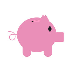 Piggy savings symbol icon vector illustration graphic design