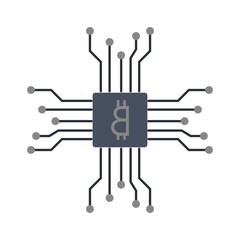 Microchip technology symbol icon vector illustration graphic design