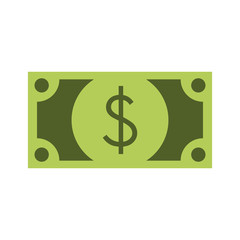 Money bill isolated icon vector illustration graphic design