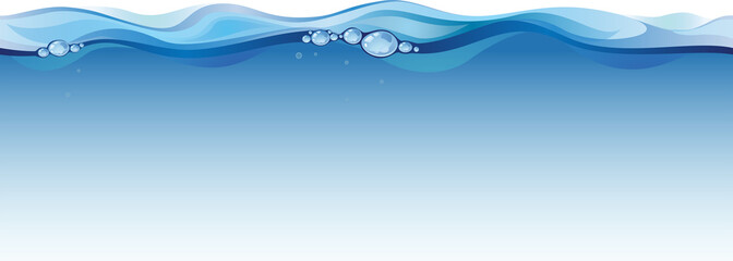 Seamless pattern with water surface