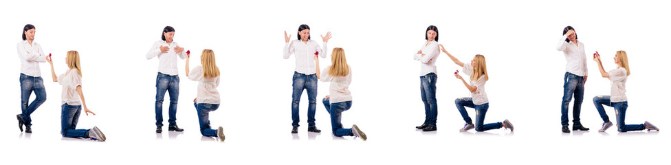Fototapeta premium Pair of man and woman