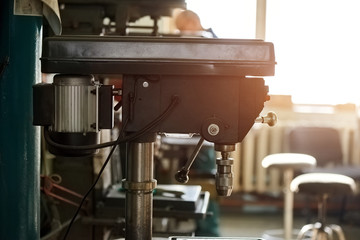 Machine-tool. Machine-tool close-up.