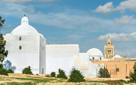 Barbier Mosque or Sidi Sahab Mausoleum in Kairouan, Tunisia