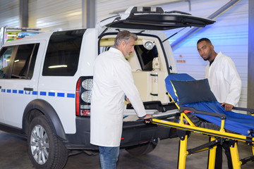 Fototapeta premium the two paramedics team