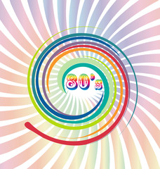80's Vector old retro vintage background