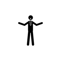 Opera singer icon. Silhouette of a musician icon. Premium quality graphic design. Signs, outline symbols collection icon for websites, web design, mobile app