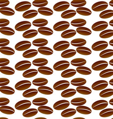 Coffee beans seamless