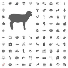 Agriculture and Farm Vector Icons Set