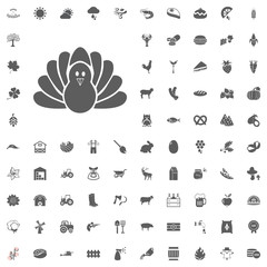 Agriculture and Farm Vector Icons Set