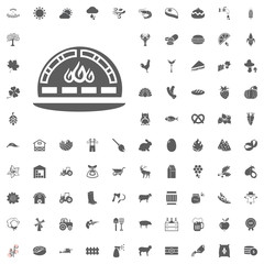 Agriculture and Farm Vector Icons Set