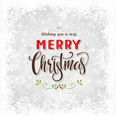 Merry Christmas Background.Vector