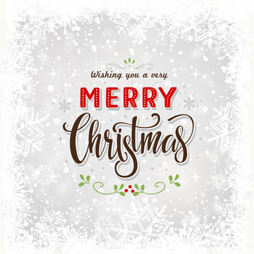 Merry Christmas Background.Vector