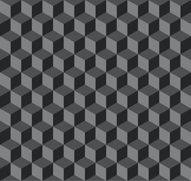  black geometric pattern