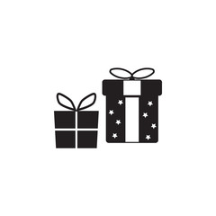Gift boxes icon. Christmas or New Year element. Premium quality graphic design. Signs, outline symbols collection, simple icon for websites, web design, mobile app