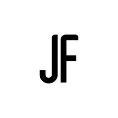 F Letter Initial Logo Vector