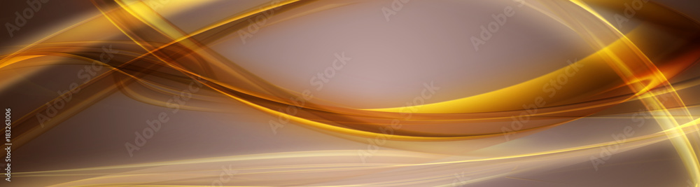 Aufkleber abstract elegant wave panorama background design with space for your text