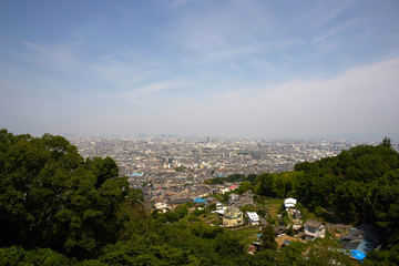 生駒山からの大阪の遠景