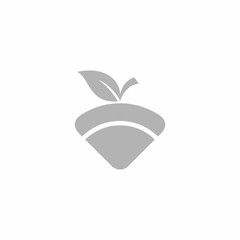 Naklejka premium Fruit Icon Logo Vector
