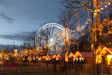 Christmas Market at night