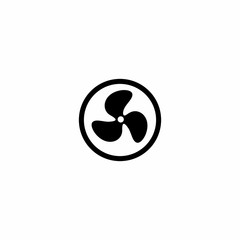 Marine Engine Propeller Logo Vector