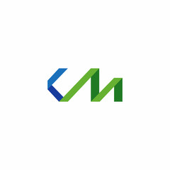 K Initial Letter Logo Vector