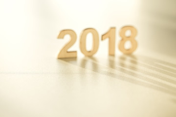 Blur wood number of year 2018