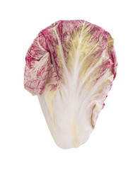 Fototapeta premium Radicchio, red salad isolated on white background