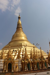 Fototapeta premium Stunning gold of Shwedagon Pagoda Yangon Myanmar