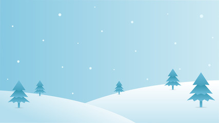 Winter snow background vector