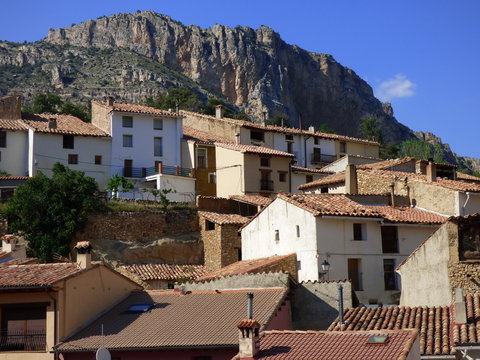 Pitarque, localidad de la provincia de Teruel en Aragon, Espa&ntilde;a