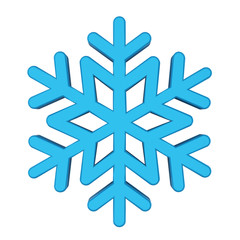 Snowflake Icon Isolated
