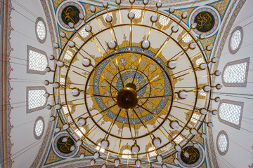 Fototapeta premium Interior view of Selimiye Mosque in Konya
