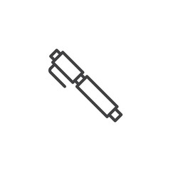 Office pen line icon