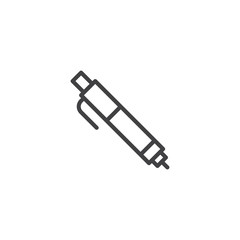 Fototapeta premium Pencil line icon