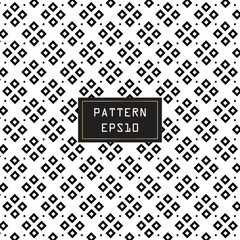 Modern seamless pattern black and white background. Vector creative.