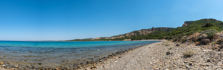 Fototapeta na wymiar Anzac Cove in Gallipoli Canakkale Turkey