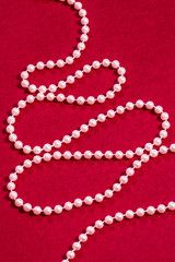 Beads on Red