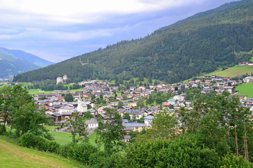 Fototapeta premium View of Kaprun city in Austria